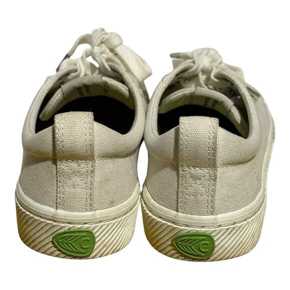 Cariuma OCA Low Off White Canvas Sneakers Women's 8.5 Sustainable - Picture 7 of 10